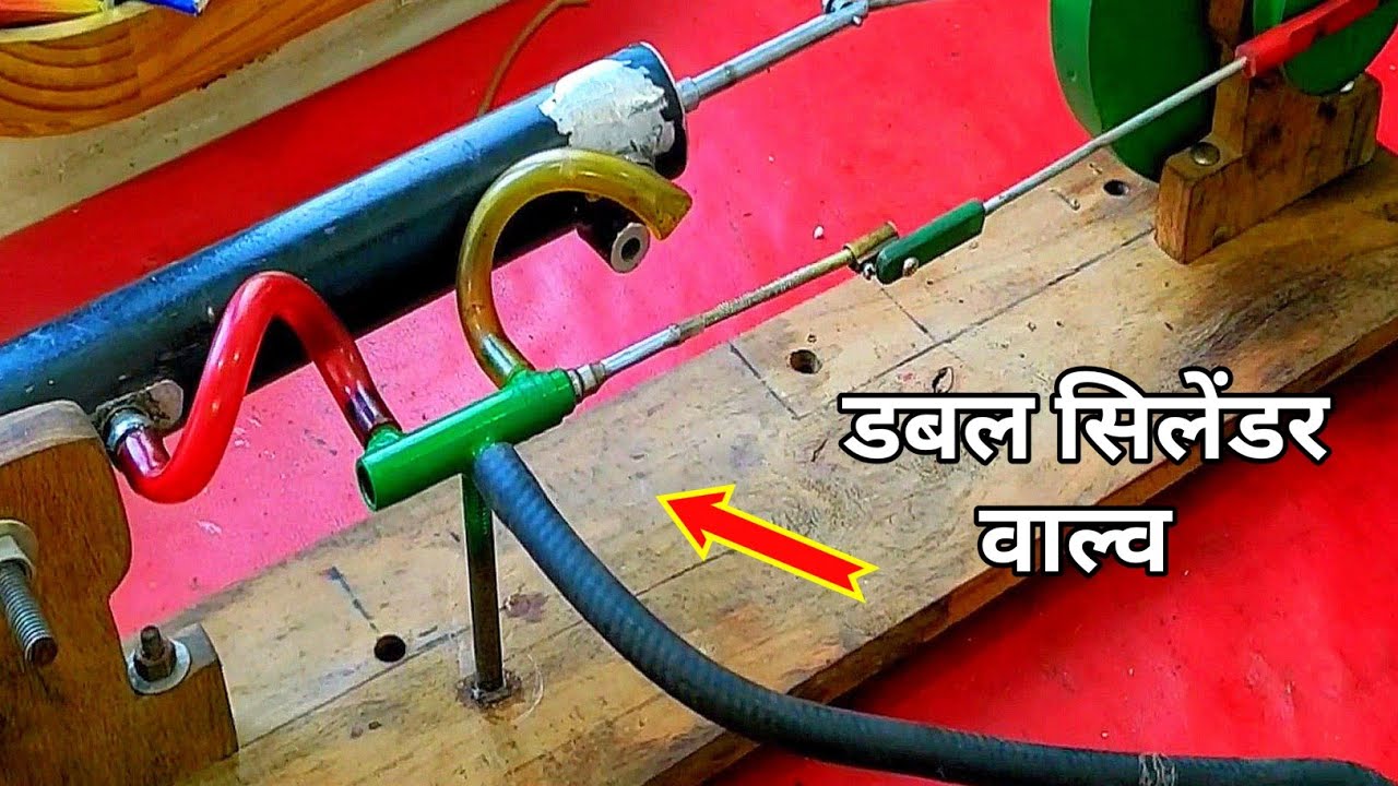 Double Action Engine Valve | Running Two Cylinder Engine With Single Valve | Make Steam Engine Valve