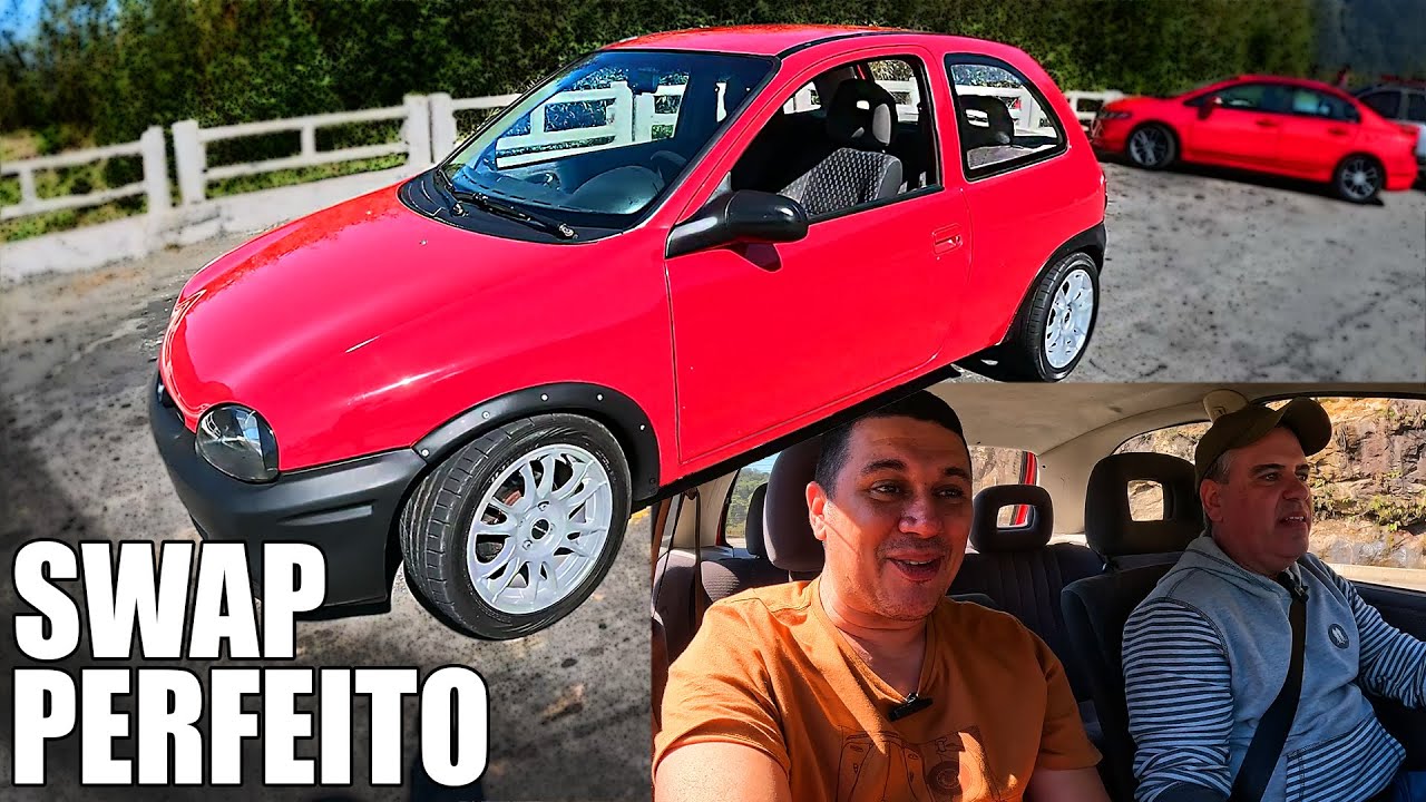 Projeto CORSA com SWAP de Motor 2.4 16v aspirado e melhorado - #DeCaronaNoBox