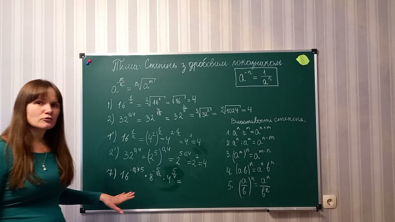 Степінь з дробовим показником