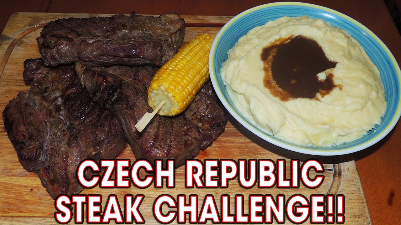 Big Texan 72oz Steak Challenge in Czech Republic!!