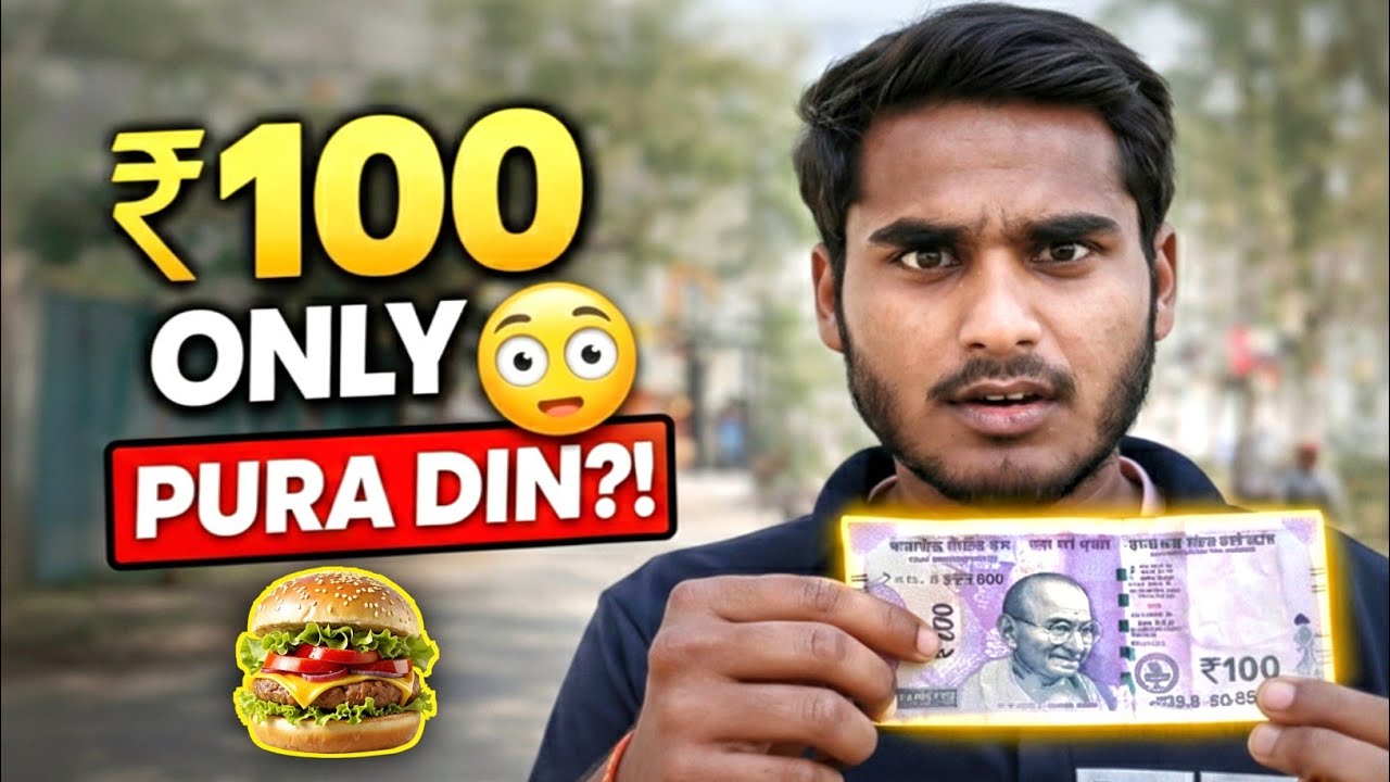 Survive Challenge In Bangalore Only 100 Rupees For 24 Hours 😱