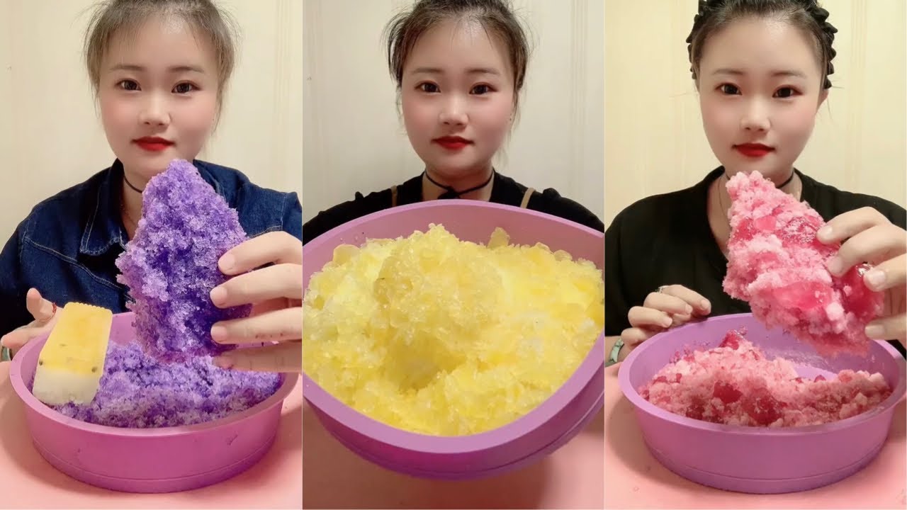 Crushed Ice Eating ASMR | Ice Eating