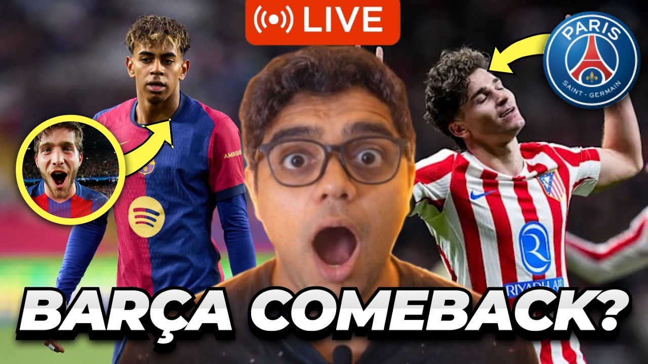 BARCA COMEBACK? | Barca vs Atleti | Copa Del Rey Live