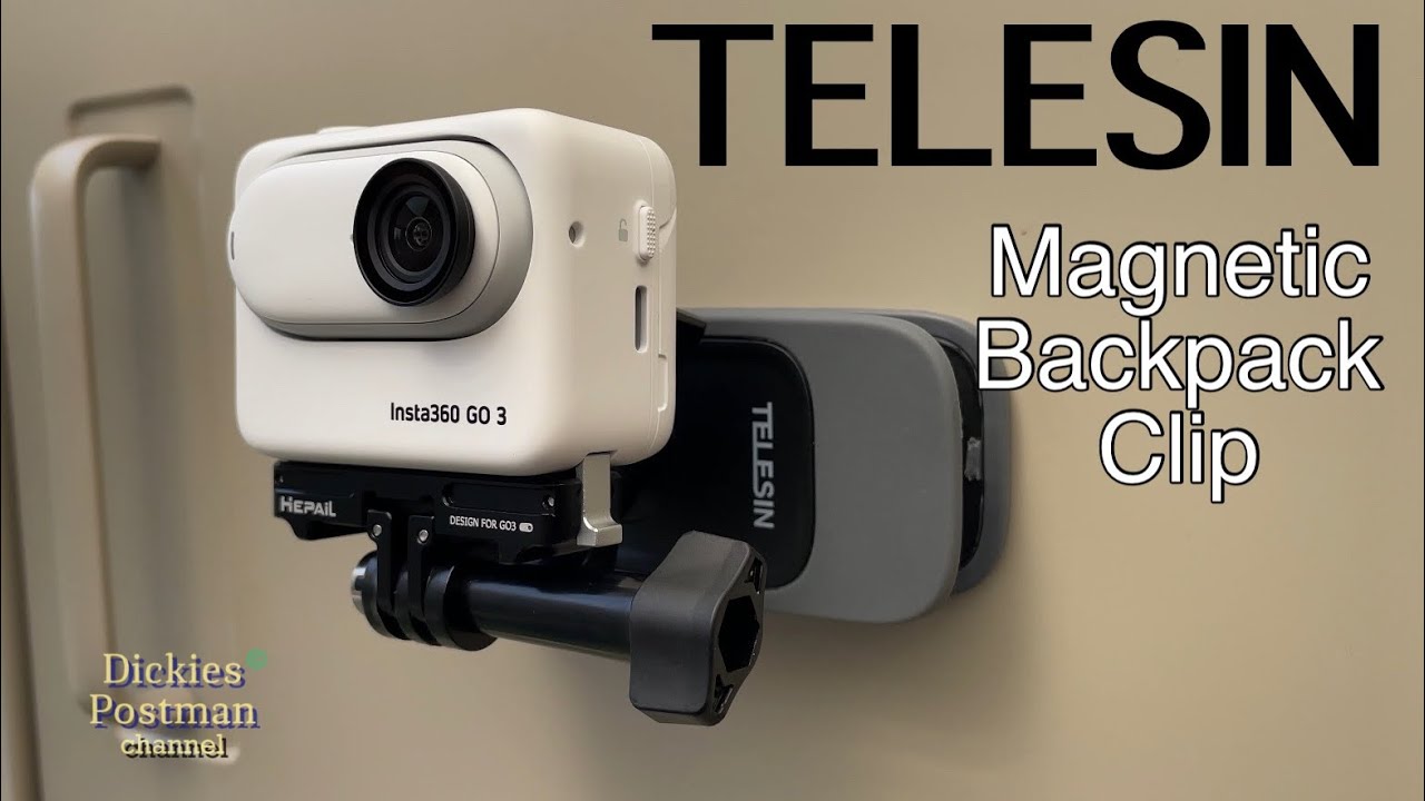 TELESIN Magnetic Backpack Clip