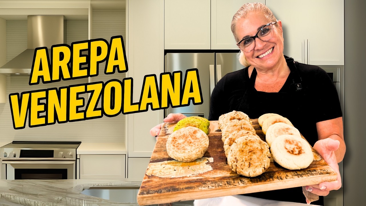 Arepa Venezolana Bien Tostadita 🫓 | Rellenos Clásicos y Estilos Diferentes