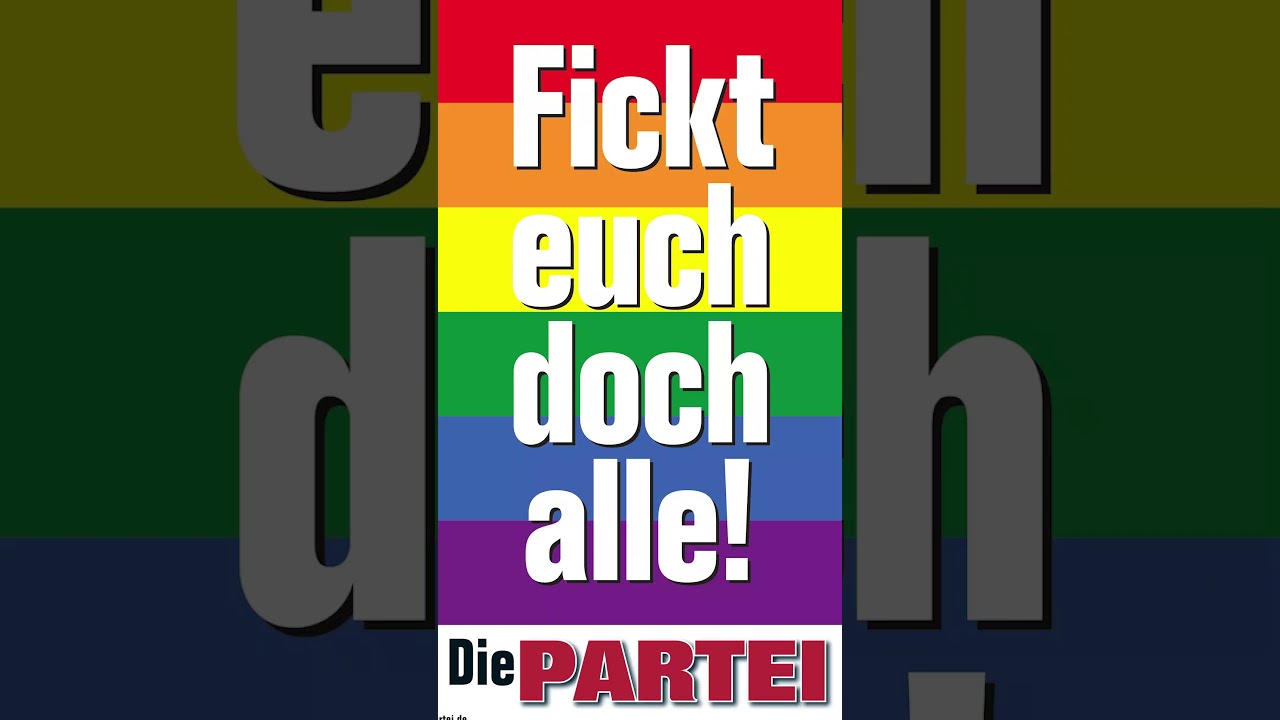 Die besten Plakate der Partei Die Partei #satire #humor #diepartei #podcast