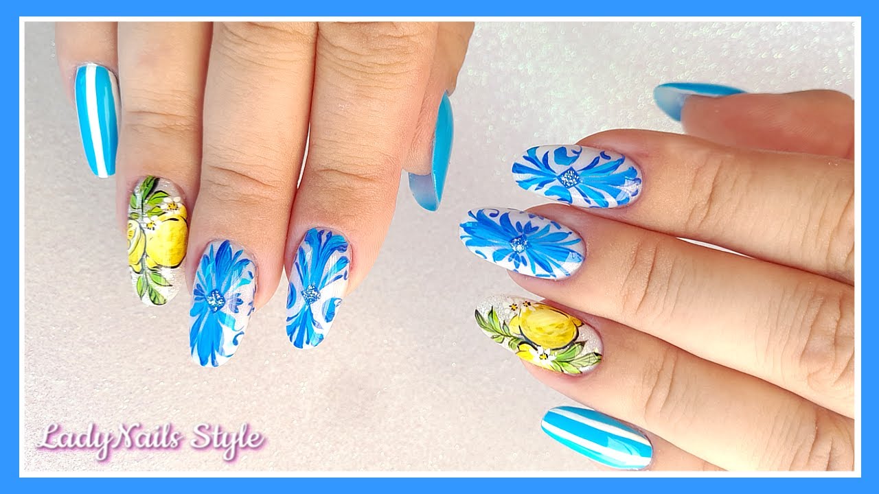 NAIL ART  MADE IN ITALY: La Dolcevita con i limoni