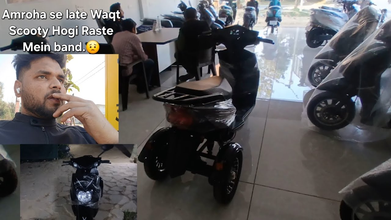 Amroha se Scooty late hua biche jungle mein hogi band😟#34vlog #1million #subscribe #share #like #up