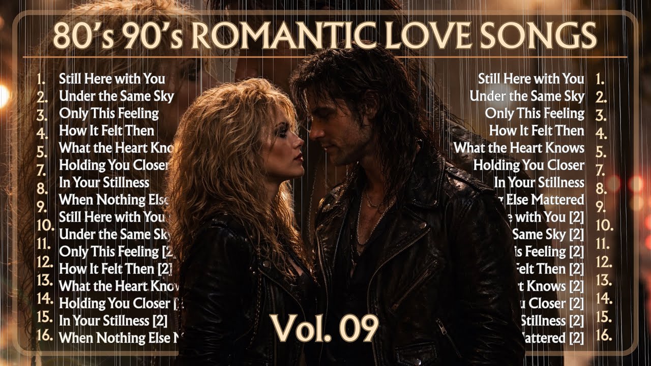 Playlist: Memories That Played All Night | 80’s & 90’s Romantic Rock Ballads 🌙❤️ Vol. 09