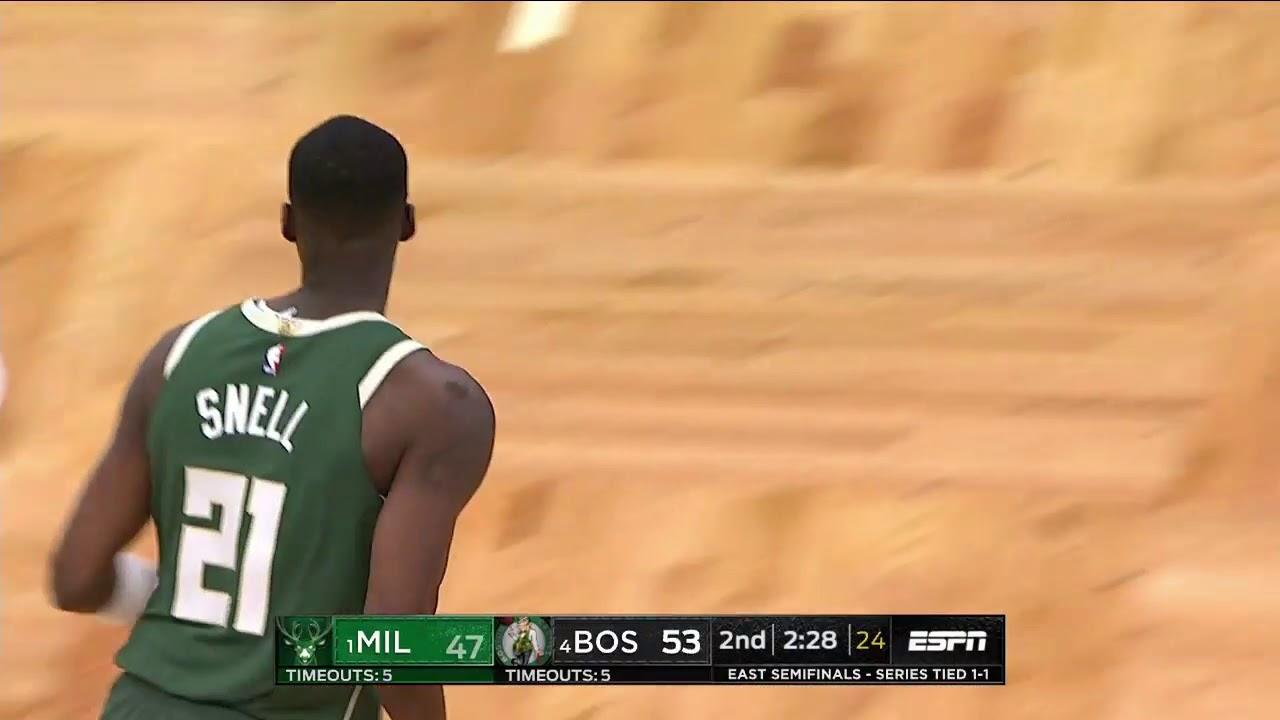Tony Snell All Game Actions 05/03/2019 Milwaukee Bucks vs Boston Celtics Game 3 Highlights