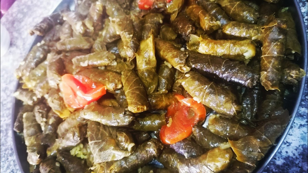 Долма без мяса💥С рисом и овощами. Постная долма из виноградных листьев