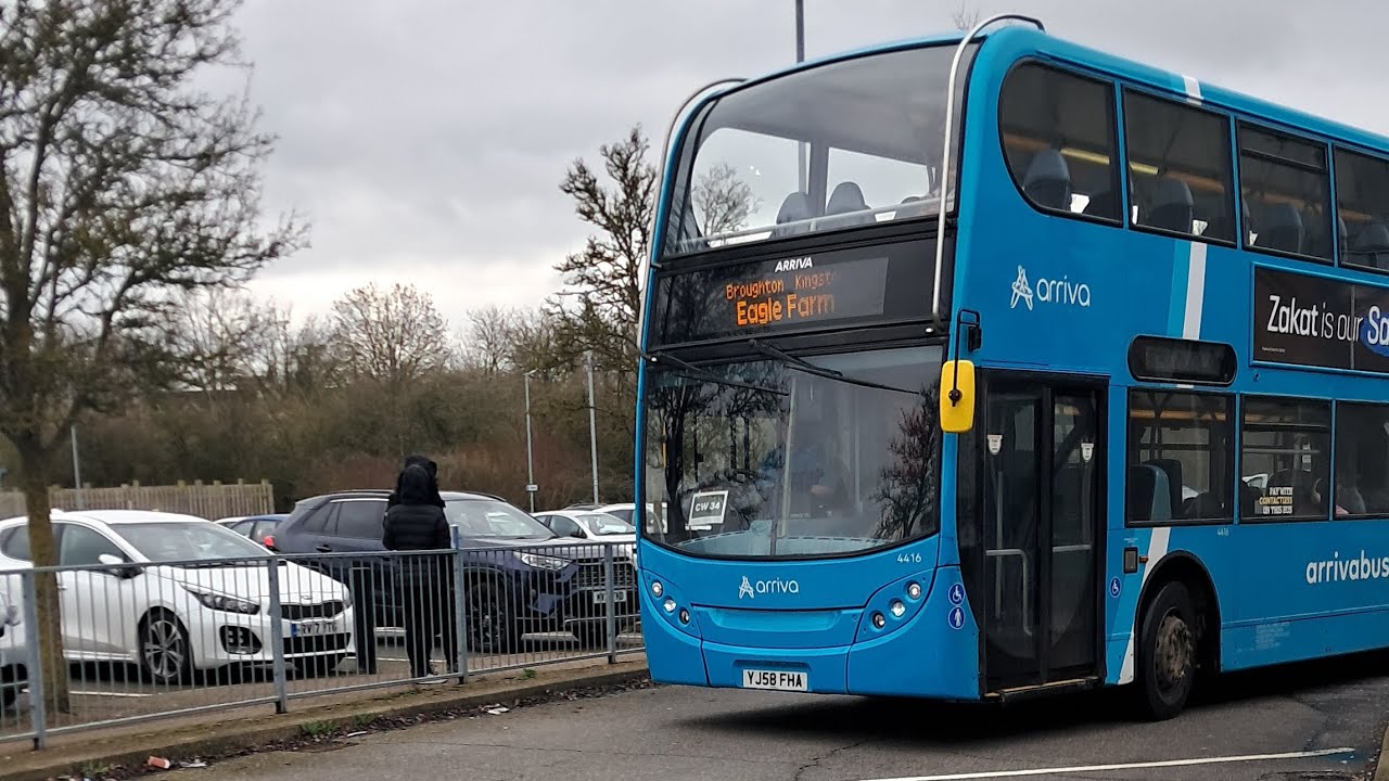 *Beast* Recent transfer* * Nice ride* on arriva ADL Envrio400 4416 YJ58 FHA on route 3