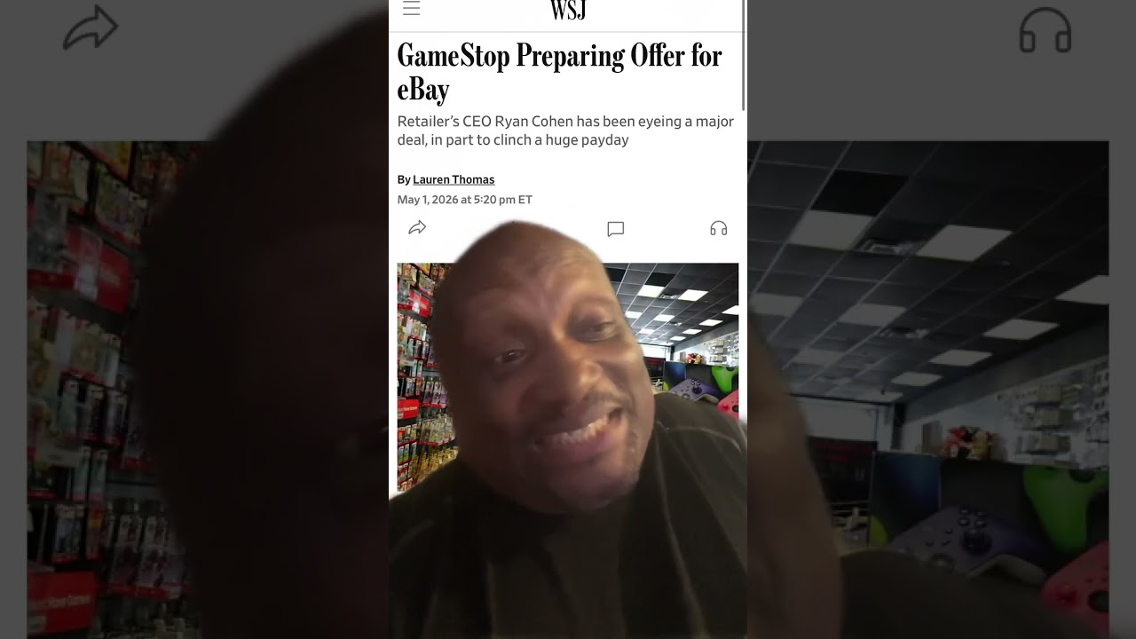 GameStop готовится купить eBay. Мы знали, что грядёт важное объявление. У GME нет потолка цен?