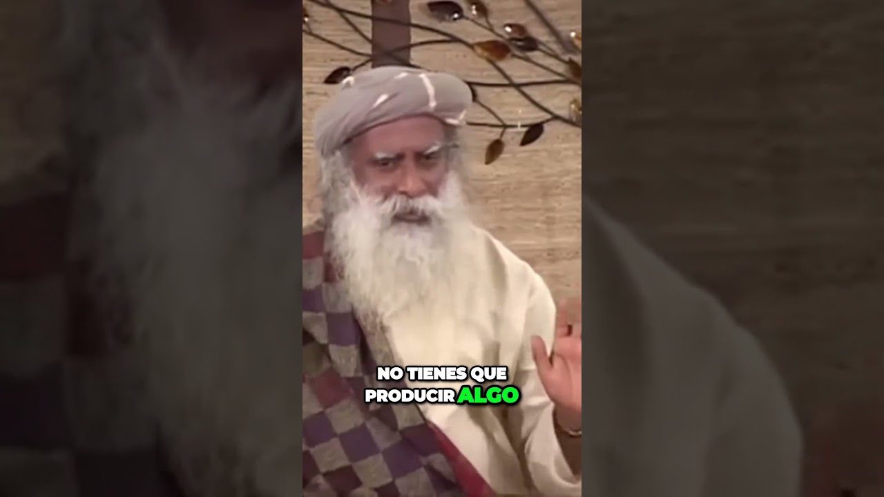 Descubre la clave de la FELICIDAD diaria sin hacer nada #sadhguru #espiritualidad #alegria #amor