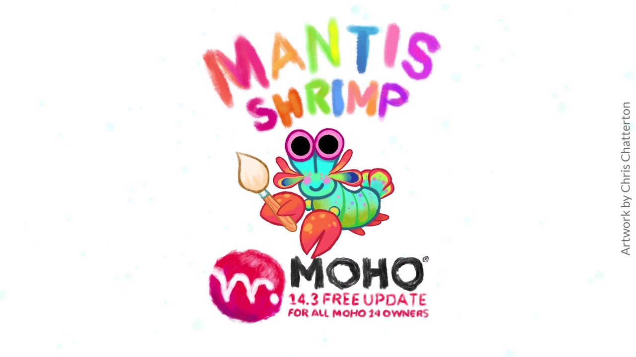 Moho 14.3 MANTIS SHRIMP is here! Free update for Moho 14 owners