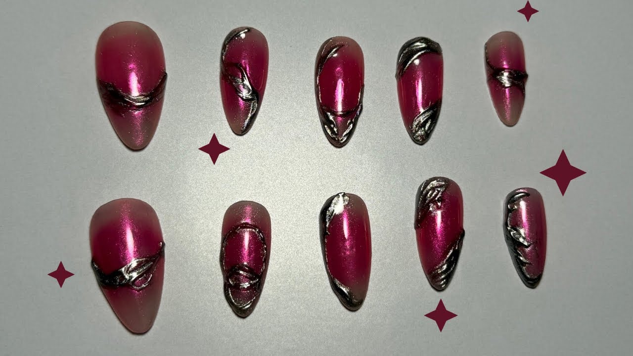 From 🇮🇳 to 🇺🇸 | My First Press on nail set order ($40)