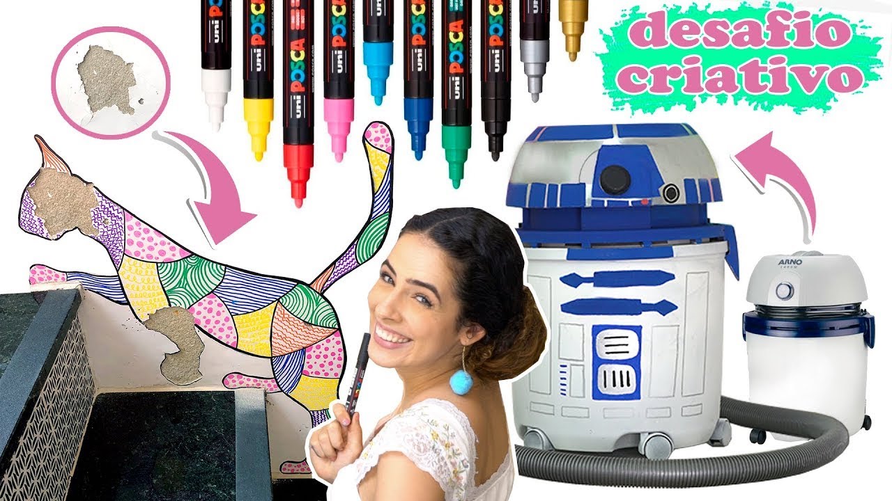 DESAFIO CRIATIVO #2: DANDO VIDA A OBJETOS COTIDIANOS (aspirador, rachadura, correio) Paula Steph&acirc;nia