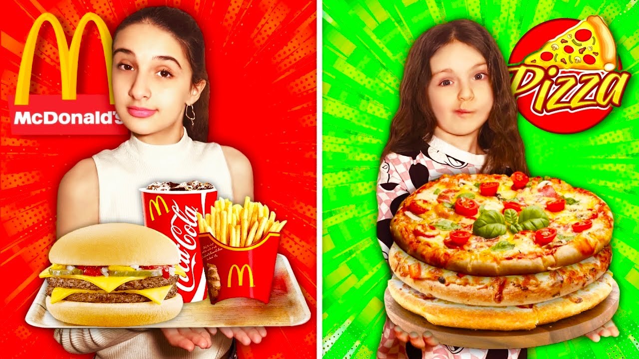 McDonald’s VS Pizza 🍔🍕