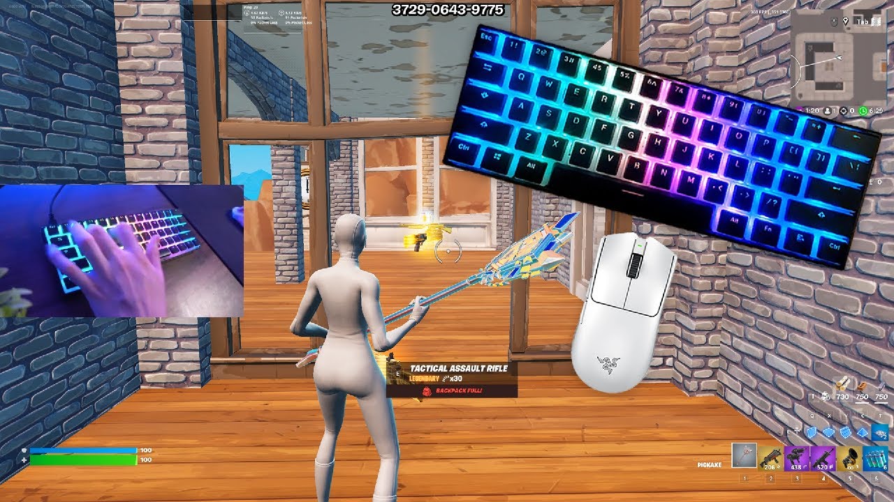 Anne Pro 2🤩Keyboard and Mouse Sounds ASMR🏆240FPS Gameplay