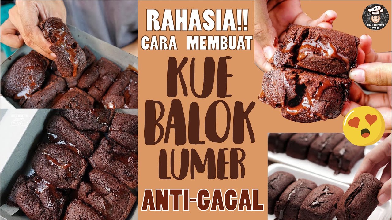 Bongkar Resep Kue Balok Lumer Anti-Gagal Takaran Sendok!!