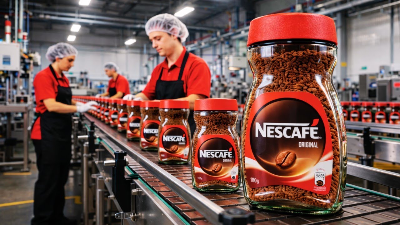 How Instant Coffee Is Made | Inside Modern Coffee Factory