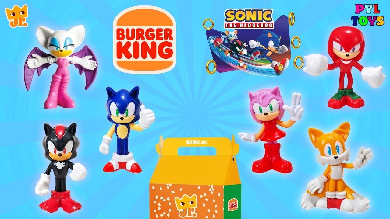 Burger King Colección Completa Sonic Diciembre 2025