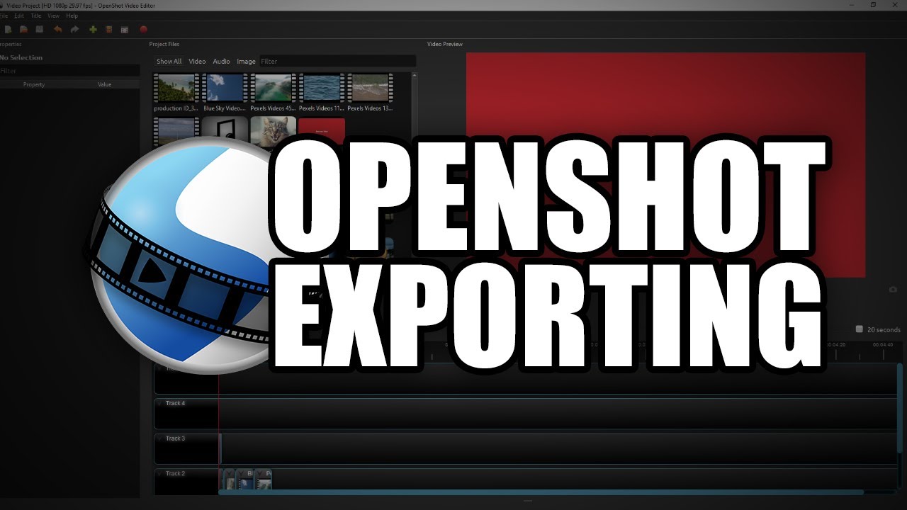 How to export a video with OpenShot