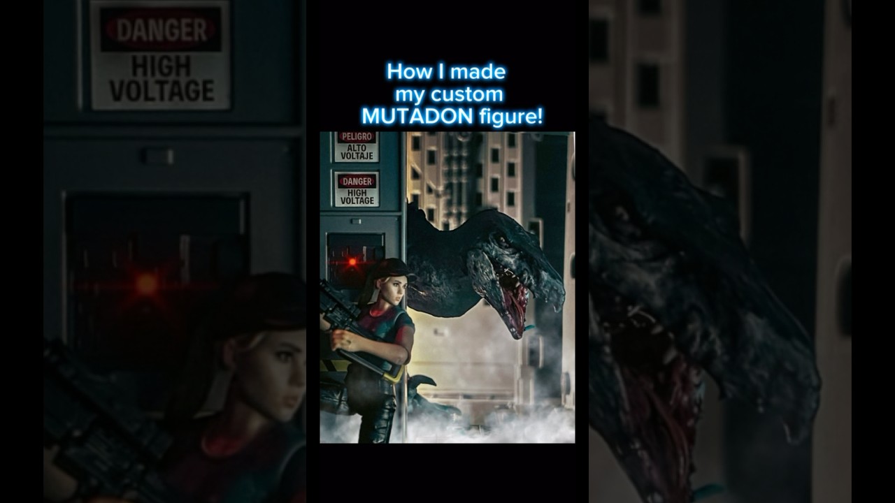 Jurassic World Rebirth MUTADON custom action figure! #jurassicworld #jurassicworldrebirth
