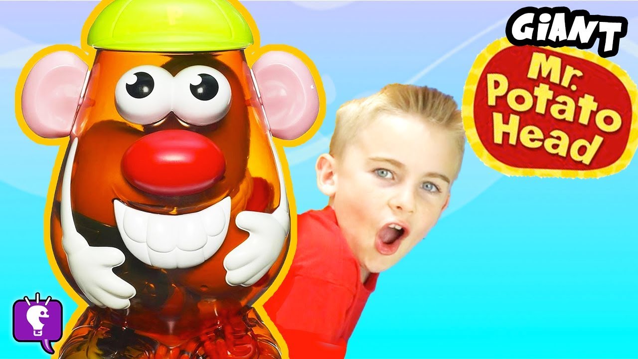 GIANT POTATO HEAD Toy Play with HobbyKidsTV