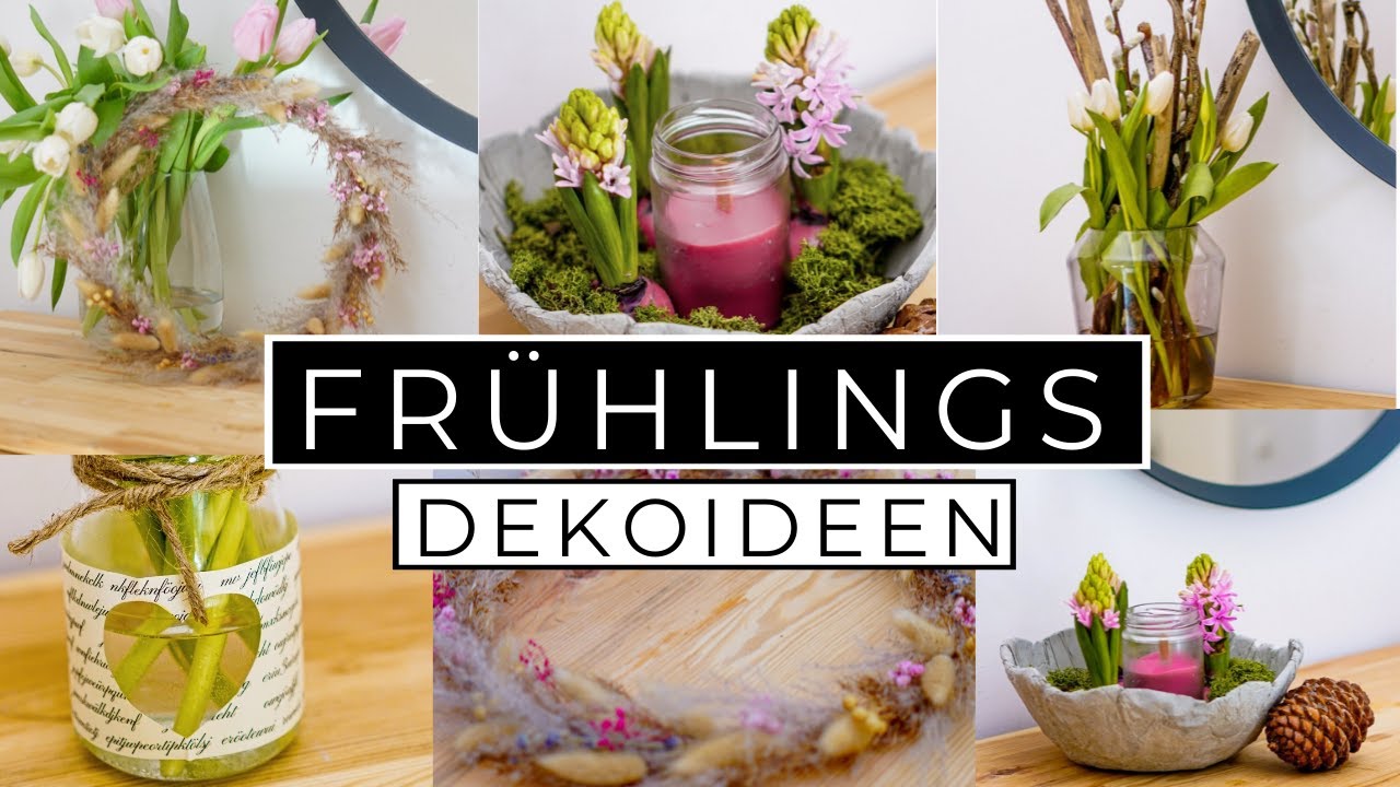DIY FRÜHLINGSDEKO 2022 | Einfache DIY's um den Frühling ins Haus zu bringen 🌸 | Deko selbermachen