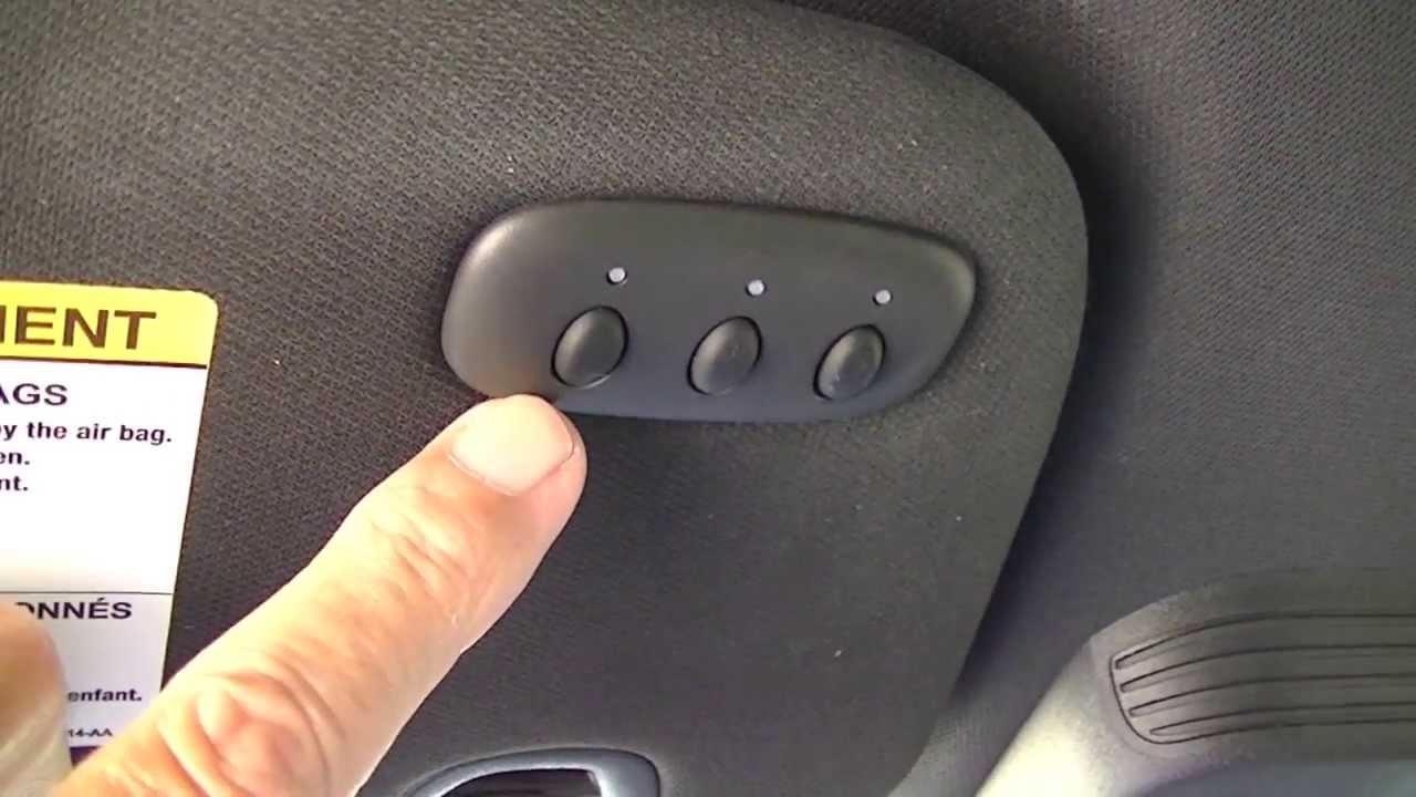 PROGRAMMING YOUR MUSTANG GARAGE DOOR OPENER