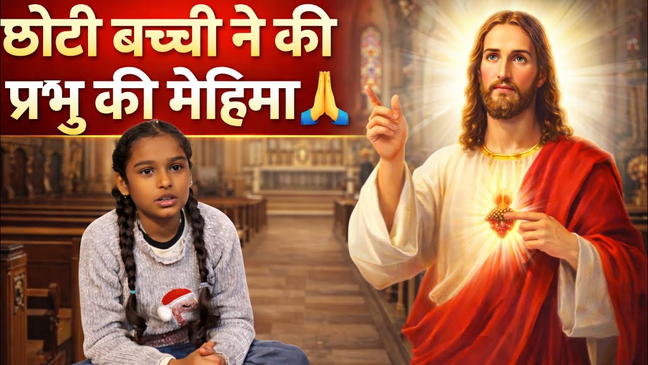 छोटी बच्ची ने की प्रभु की मेहिमा 🙏