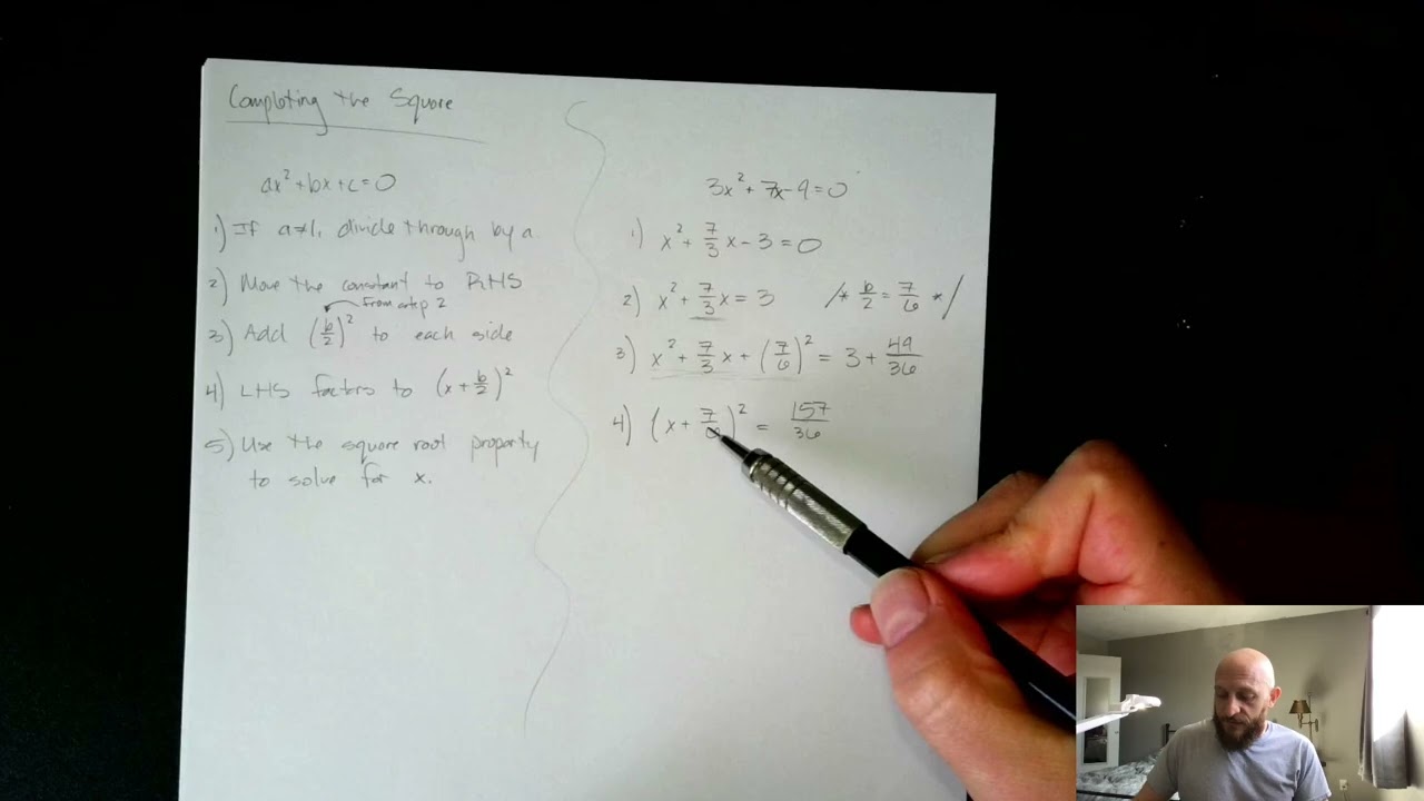 How to Complete the Square