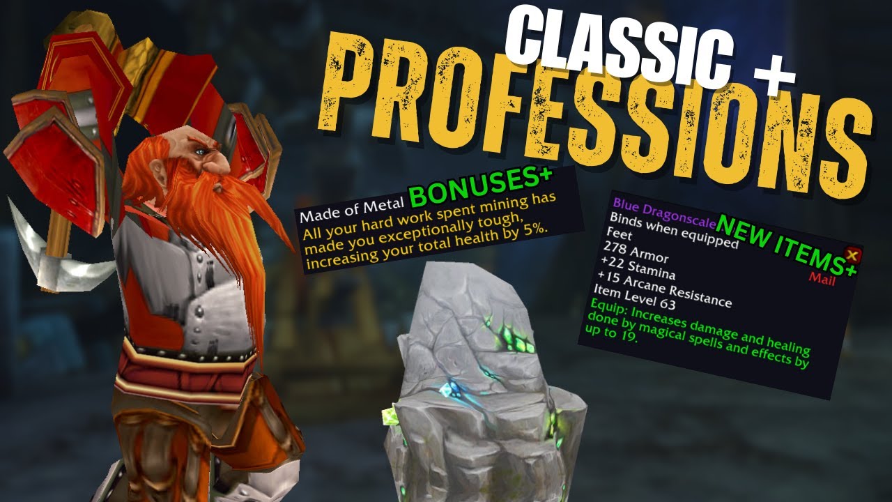Project Epoch Professions Rework &ndash; New Bonuses, Items & Full Classic+ Overhaul!