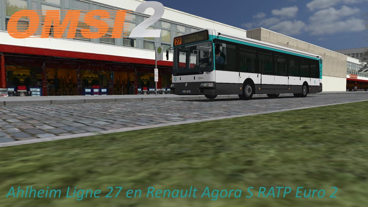 OMSI 2 Ahlheim Ligne 27 en Renault Agora S RATP Euro 2