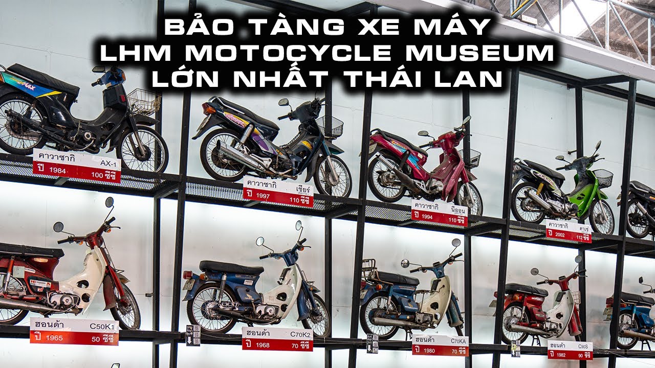 Vlog Thái Lan - Thăm bảo tàng xe máy lớn nhất Thái Lan LHM Motorcycle Museum - Tâm Đắc Shop