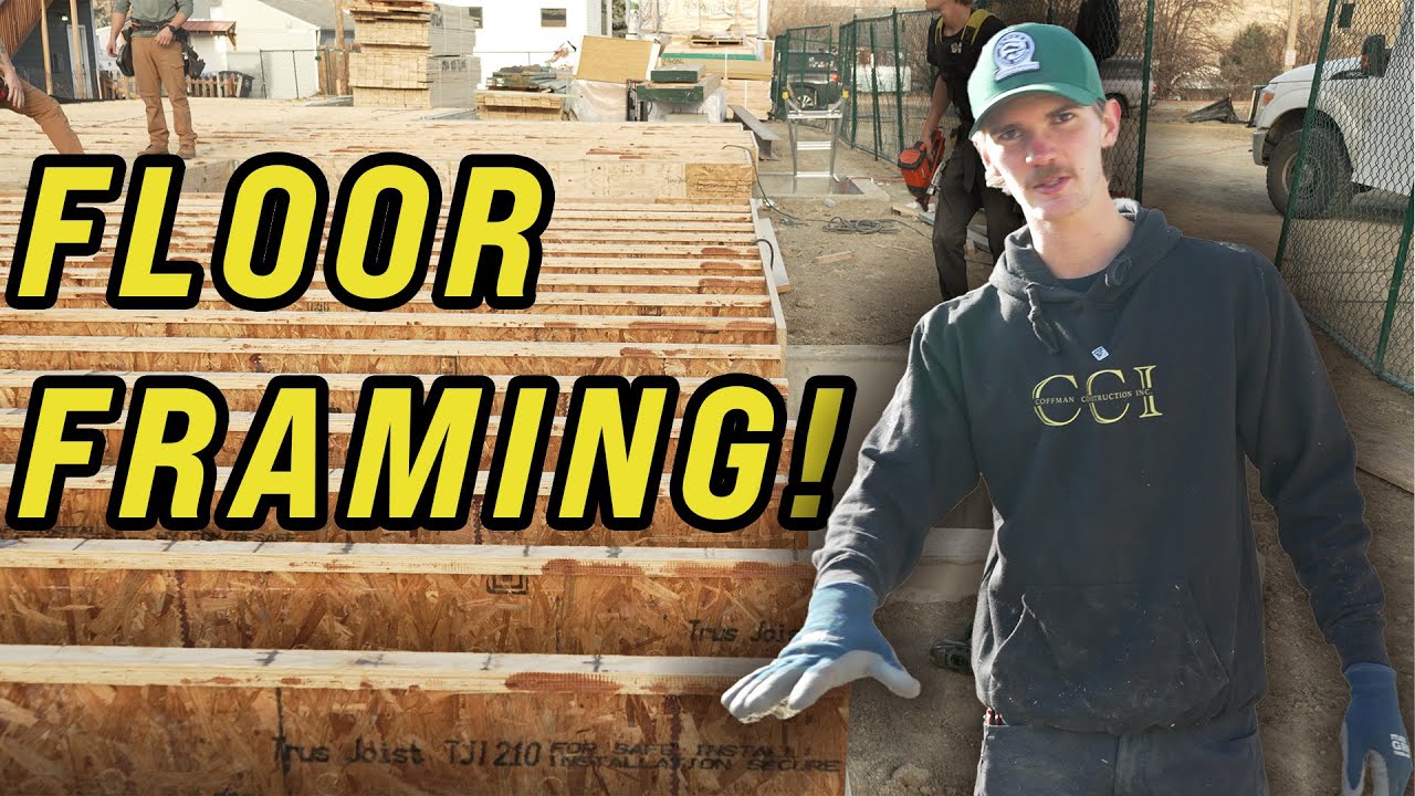 FRAMING A HOUSE || Building a PERFECT Floor!