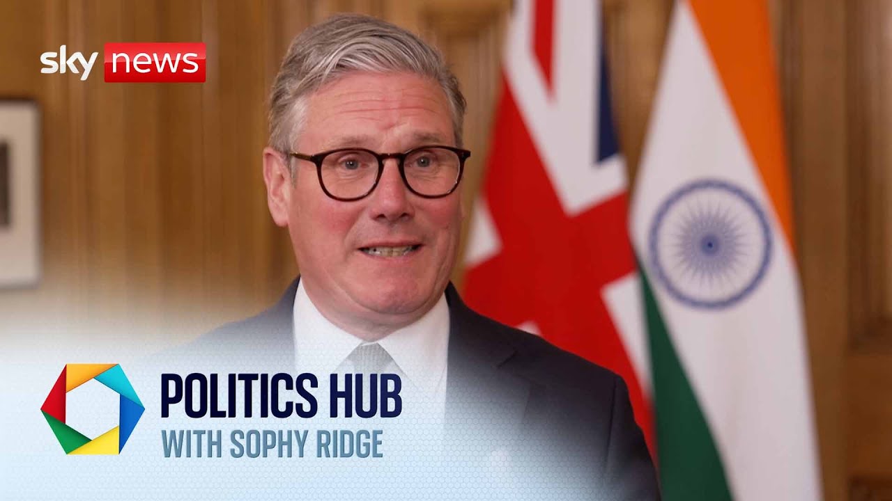 PM hails 'landmark' free trade deal with India | Politics Hub with Sophy Ridge