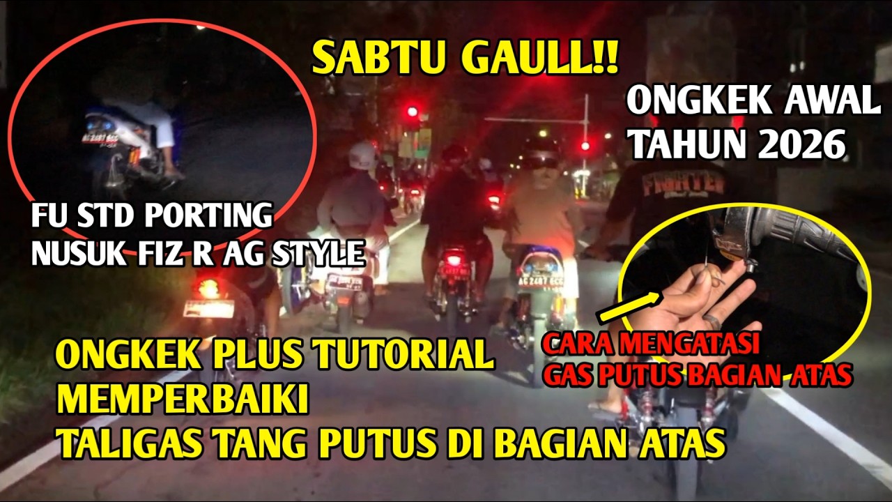Ongkek sabtu gaul awal tahun 2026 || night ride ketemu orang random asixx X oknum silat
