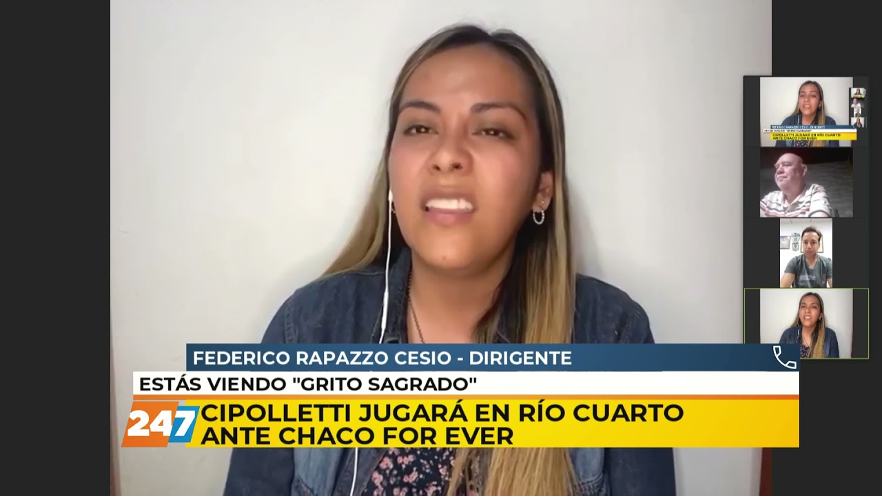 GS | CIPOLLETTI JUGARÁ EN RÍO CUARTO ANTE CHACO FOR EVER | RAPAZZO CESIO | 12/11/21