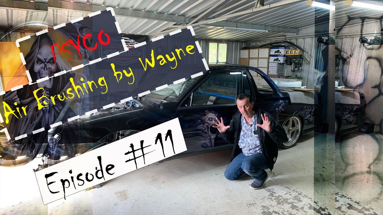 PSYCO VS Ute restoration : Episode 11 interior airbrushing complete