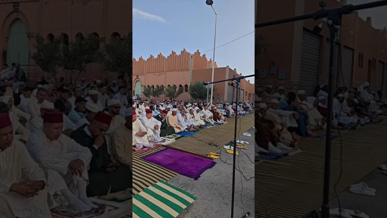 نقل أذكار عيد الأضحى المبارك لعام ١٣٤٦ هجرية الموافق 2025 ميلادية. بمصلى مدينة الريش إقليم ميدلت.
