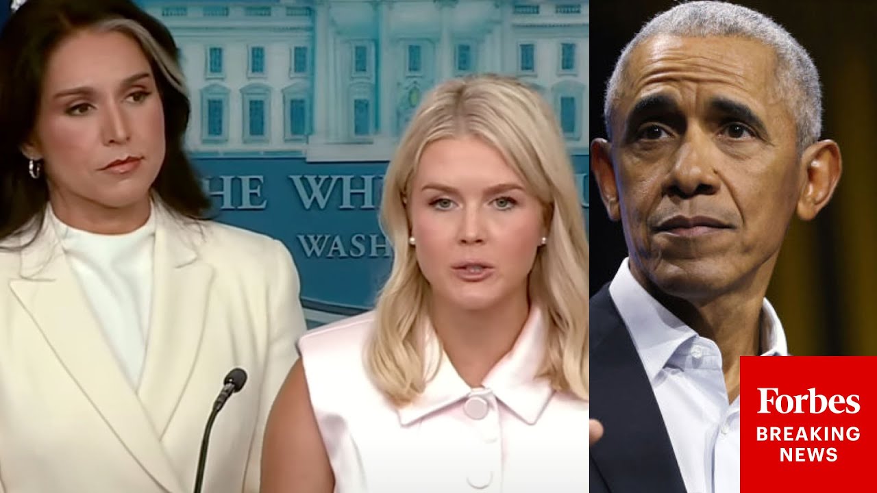Reporter Asks Karoline Leavitt And Tulsi Gabbard If Obama Is Immune From Prosecution