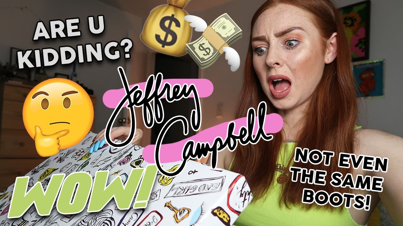 I SPENT $239 ON A PAIR OF BOOTS * UNBOXING JEFFREY CAMPBELL * ARE THEY WORTH IT?