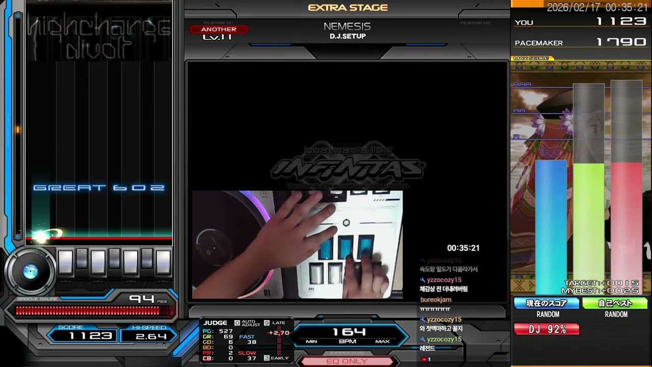 [IIDX] COZY* - NEMESIS SPA 1798 (AAA+68) Full Combo