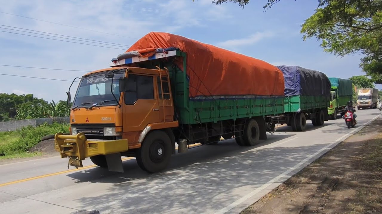 Truk Gandeng Panjang Fuso 220ps, Truk Kontainer UD, Truk Gandeng Panjang Hino, Truk Wingbox Dinoyo