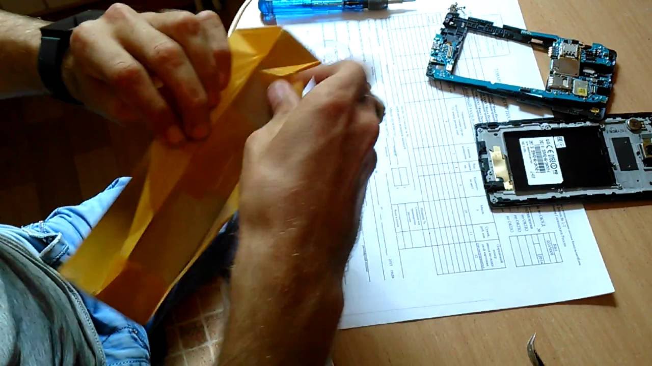 Распаковка модуля экрана с алибабы на LG G4 (H818)
