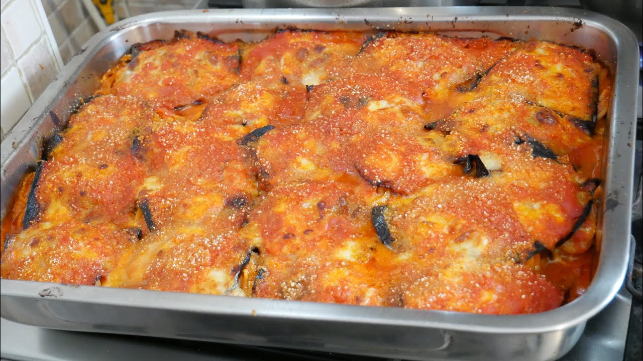 Spaghetti alla parmigiana al forno- ricetta con melanzane