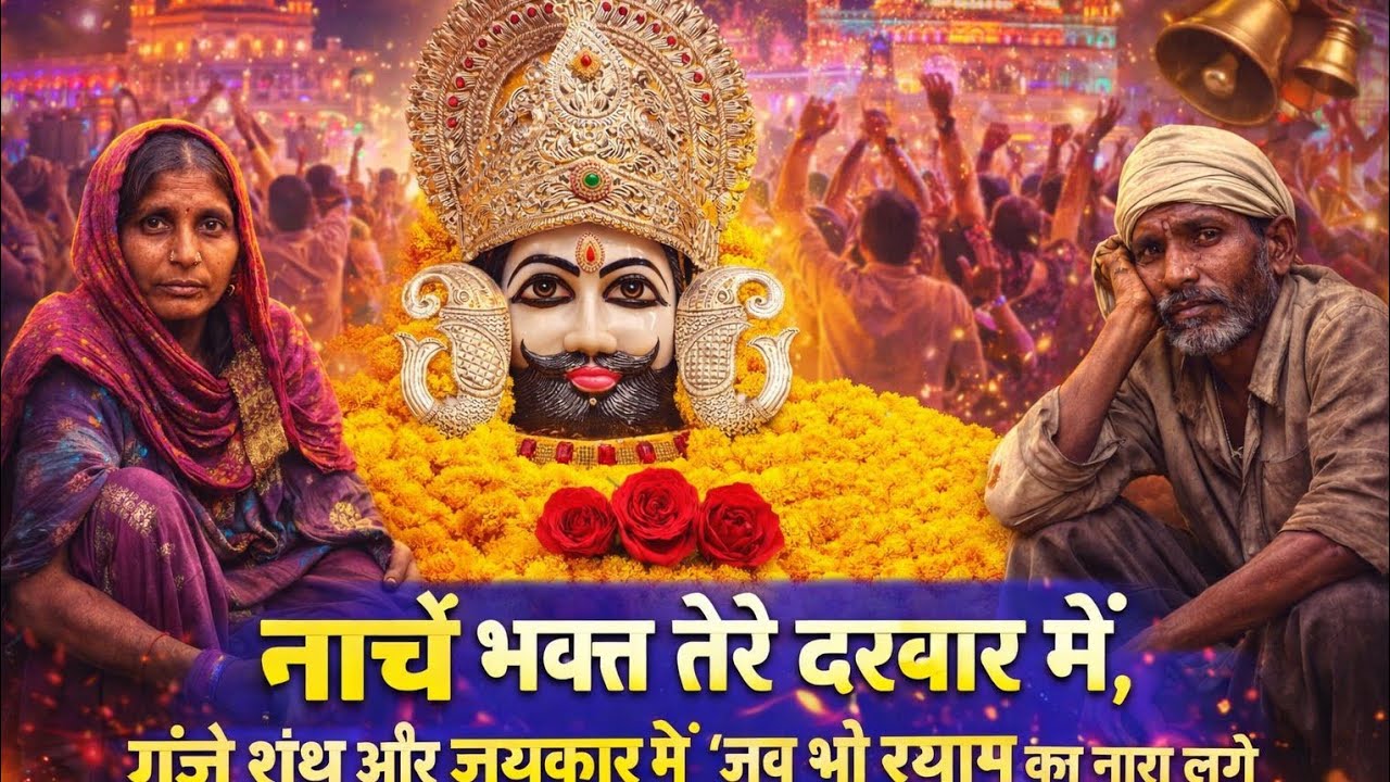 नाचें भक्त तेरे दरबार में | Nache Bhakt Tere Darbar Mein | Khatu Shyam Bhajan 2026 🙏🎶
