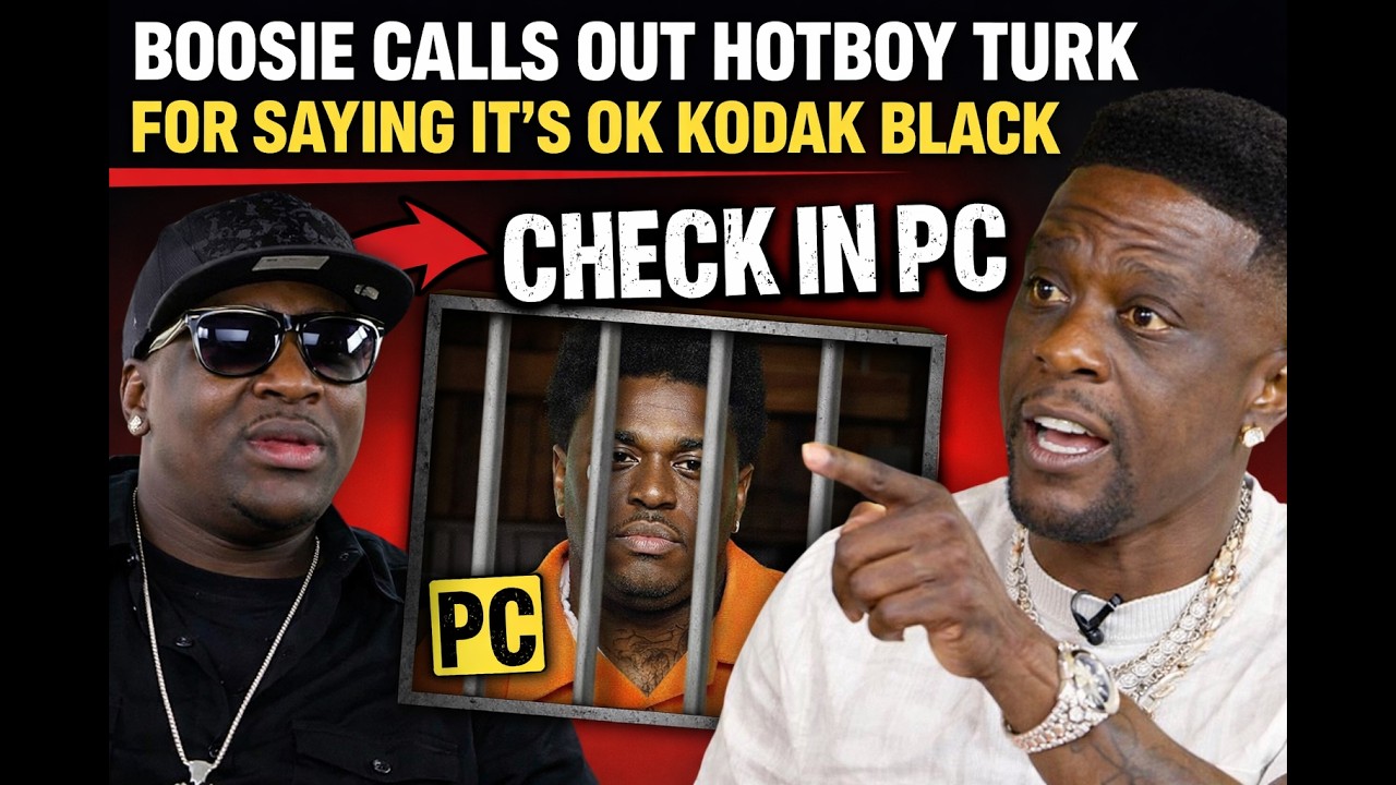 Boosie GOES OFF On Hot Boy Turk For Saying Kodak Black Can Check In Pc For His Safety 😱